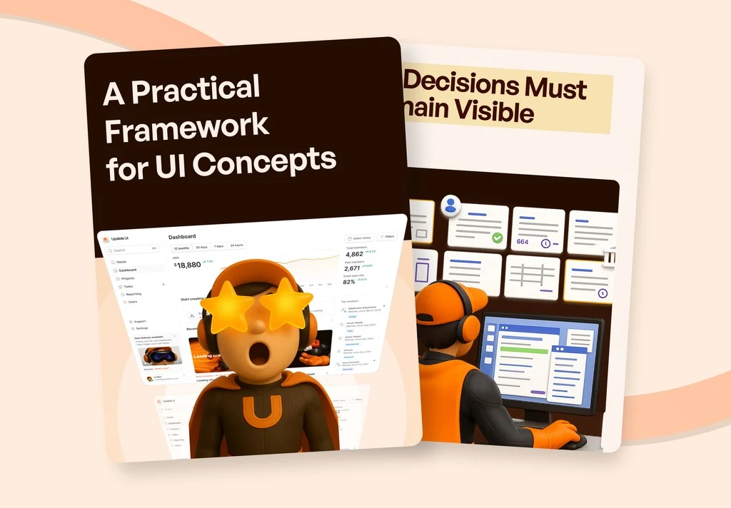 Practical Framework for UI Concepts illustrated guide cover