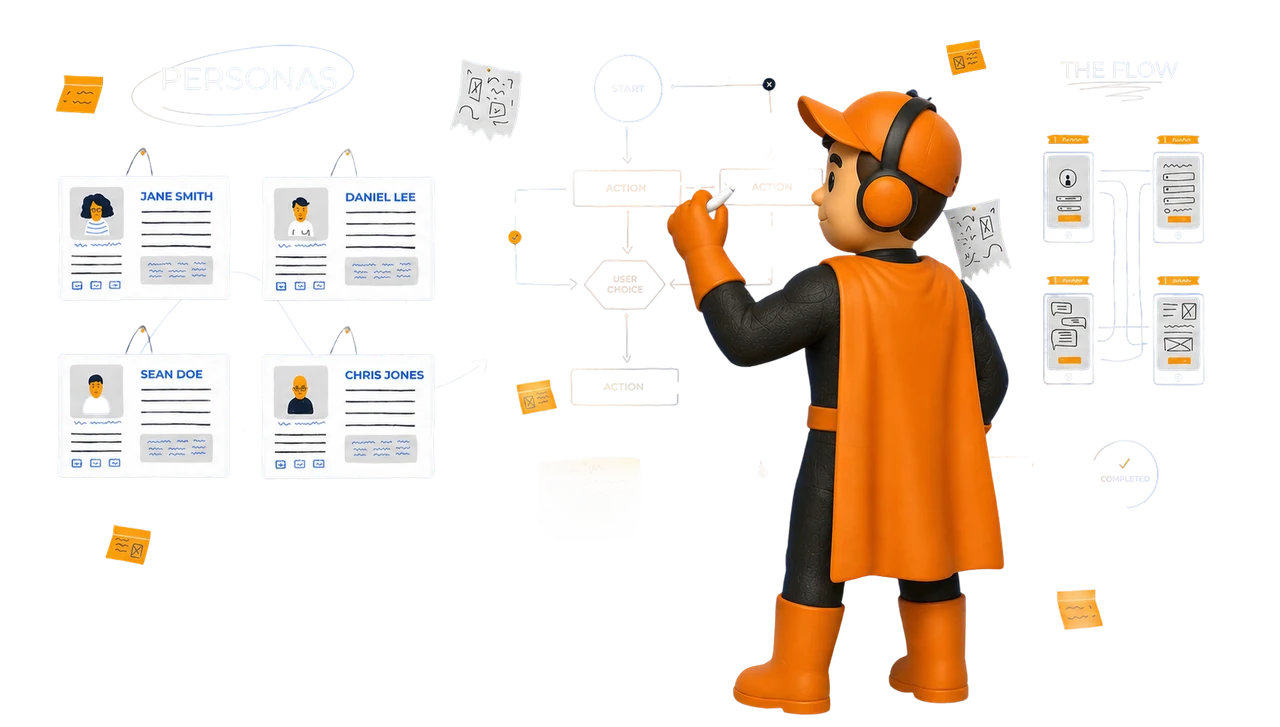 Illustration accompanying Visual User Flow Mapping